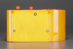 Stunning Fada 1000 Insert ’Bullet’ Catalin Radio Yellow + Red trim